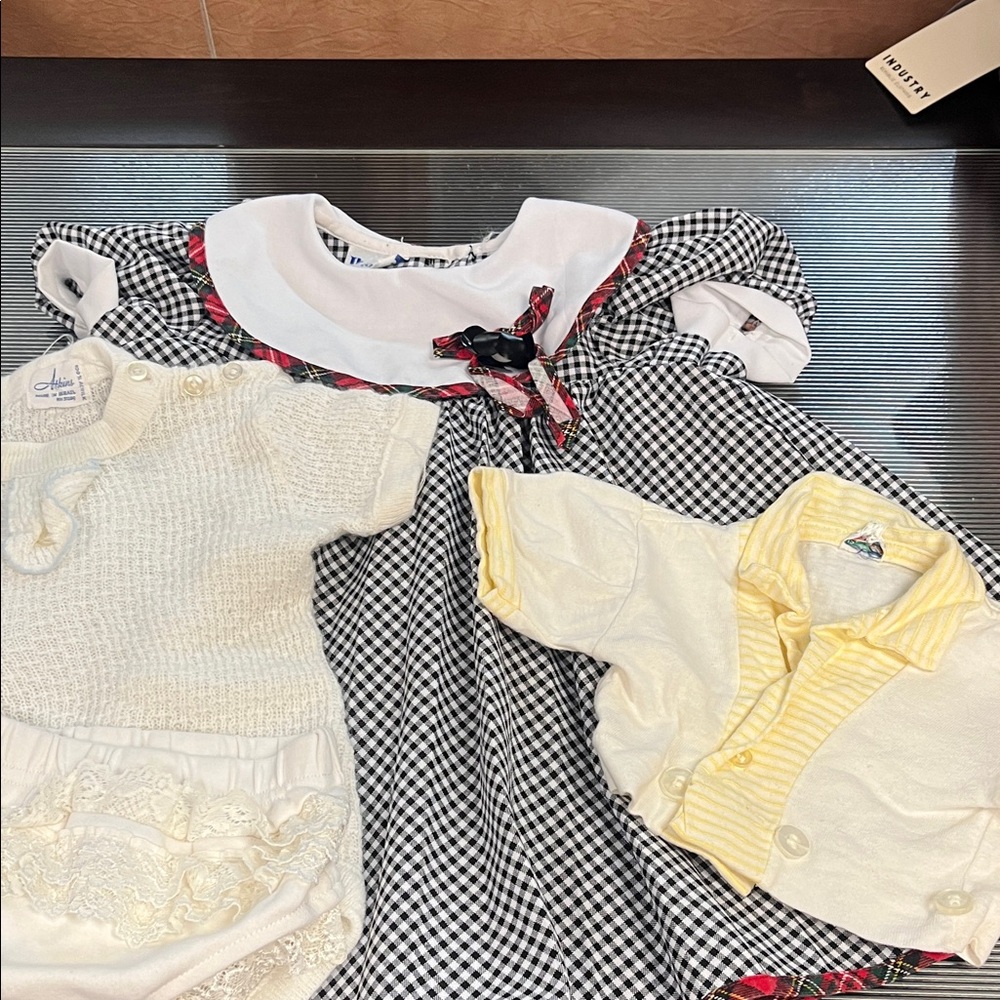 Lot of vintage baby clothes